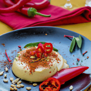 Houmous maison crémeux au paprika fumé et pignons grillés – recette facile et savoureuse- Les épices curieuses
