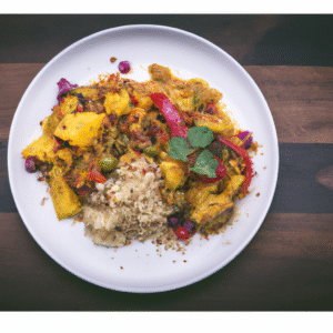 Légumes au Curry Doux- Les épices curieuses
