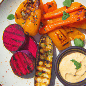 Légumes d’été au BBQ, enrobés d’une marinade harissa & orange- Les épices curieuses