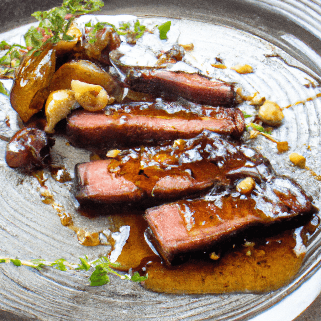 Magret de canard mariné à l’érable, miso & ail noir, cuisson lente au barbecue- Les épices curieuses