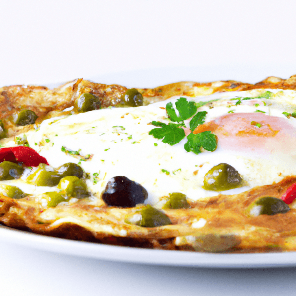 Omelette végé complète au riz, poivrons et olives- Les épices curieuses