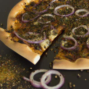Pizza aux Saveurs du Moyen-Orient avec Zaatar- Les épices curieuses