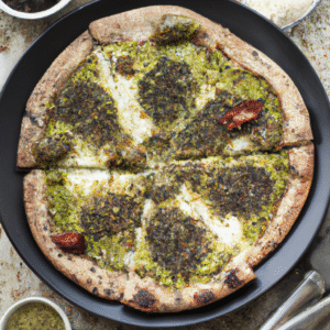 Pizza aux Saveurs du Moyen-Orient avec Zaatar- Les épices curieuses