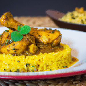 Poulet au Curry Doux- Les épices curieuses