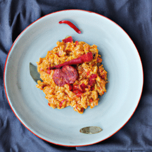 Risotto au Chorizo et Piment- Les épices curieuses