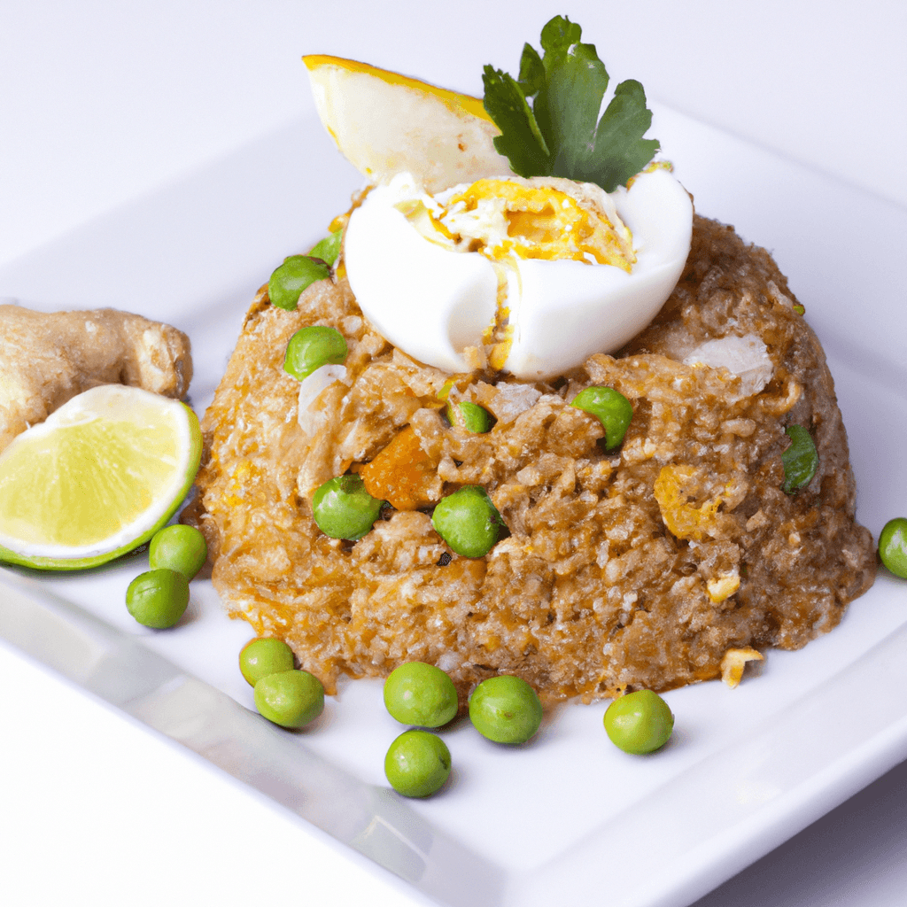 Riz sauté façon thaï aux œufs, petits pois & cacahuètes- Les épices curieuses