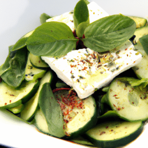 Salade estivale de pastèque et feta à la menthe poivrée et poivre long de Java – fraîcheur et saveurs exotiques- Les épices curieuses