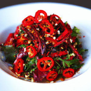 Salade estivale piment cayenne paprika- Les épices curieuses