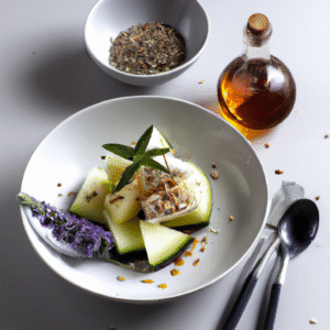 Salade fraîche melon feta et menthe au sumac et huile d’olive au poivre de Timut- Les épices curieuses