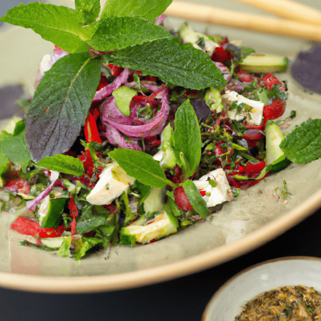 Salade fraîche pastèque, féta et menthe au poivre de Sichuan et fleur de sel fumée – recette d'été savoureuse et originale- Les épices curieuses