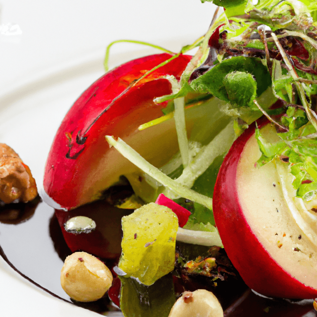 Salade jeunes pousses kaki grenade- Les épices curieuses