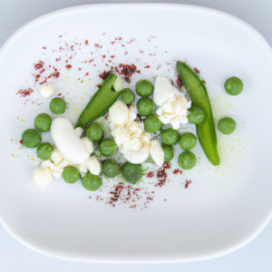 Salade petits pois mozzarella sumac- Les épices curieuses