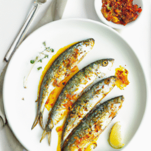 Sardines grillées au citron confit et cumin – recette savoureuse facile et parfumée aux épices- Les épices curieuses