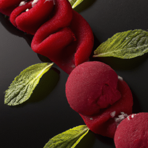 Sorbet fruits rouges piment de Cayenne et vanille- Les épices curieuses