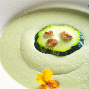 Soupe laitue courgette cardamome- Les épices curieuses
