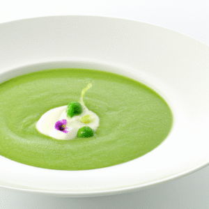 Soupe petits pois poireaux persil- Les épices curieuses