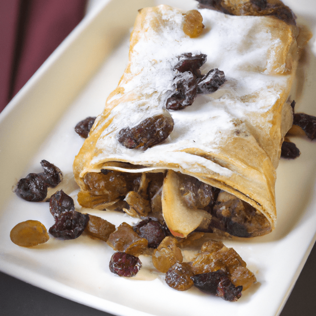 Strudel Gourmand Pommes, Raisins et Cannelle- Les épices curieuses
