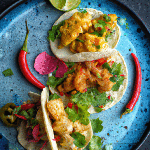 Tacos au Poisson Épicé- Les épices curieuses