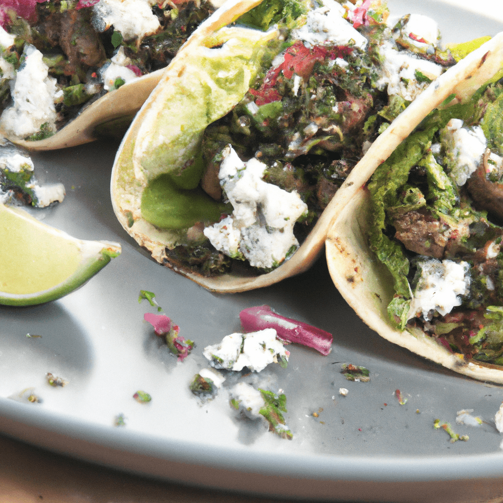 Tacos gourmands à la pastèque grillée, feta et salsa menthe-citron rafraîchissante- Les épices curieuses