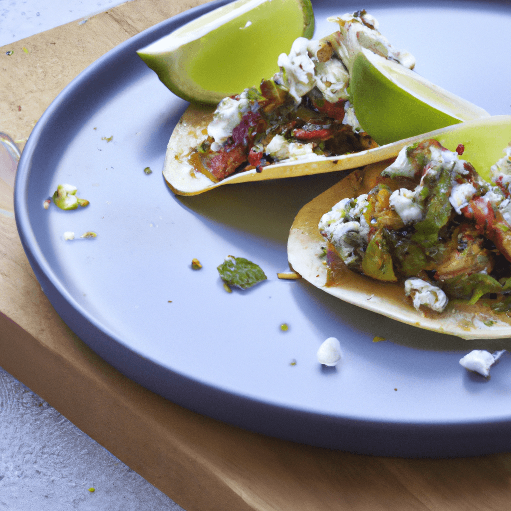 Tacos rafraîchissants à la pastèque grillée et feta avec salsa menthe citron- Les épices curieuses
