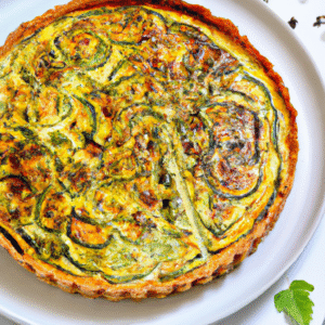 Tarte rustique aux courgettes et ricotta au poivre sauvage de Madagascar – recette facile et savoureuse- Les épices curieuses