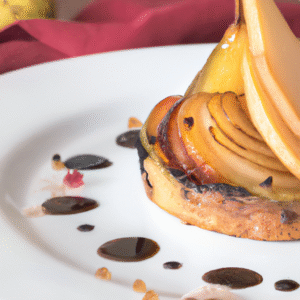 Tarte rustique aux poires caramélisées et poivre de Timut : le dessert d’automne original aux saveurs fruitées et épicées- Les épices curieuses