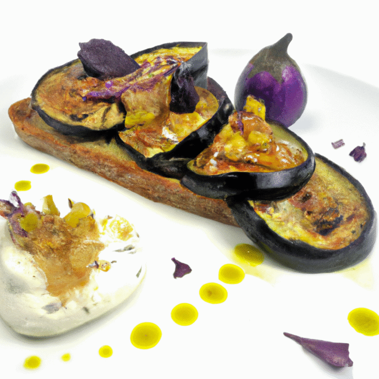Tartine aubergine confite, mousse de cajou citronnée & zaatar (ou burrata végétale maison)- Les épices curieuses