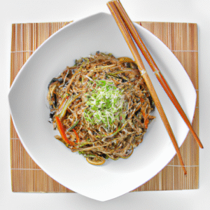 Wok Végétarien de Nouilles Soba aux Légumes- Les épices curieuses