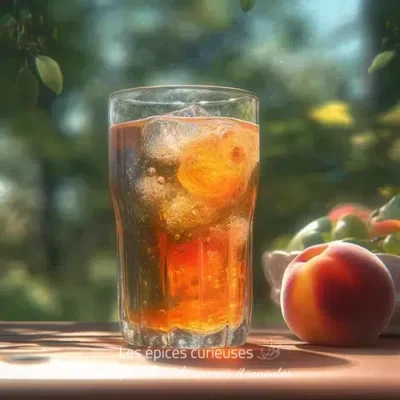 Thé glacé pêche BIO (infusé à froid) - Les épices curieuses