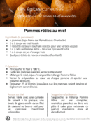 Pommes rôties au miel : recette gourmande avec des épices pour un dessert automnal doux et réconfortant.