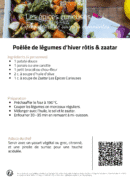 Recette de poêlée de légumes d'hiver rôtis avec du zaatar, par Les Épices Curieuses. Préparation simple et savoureuse.