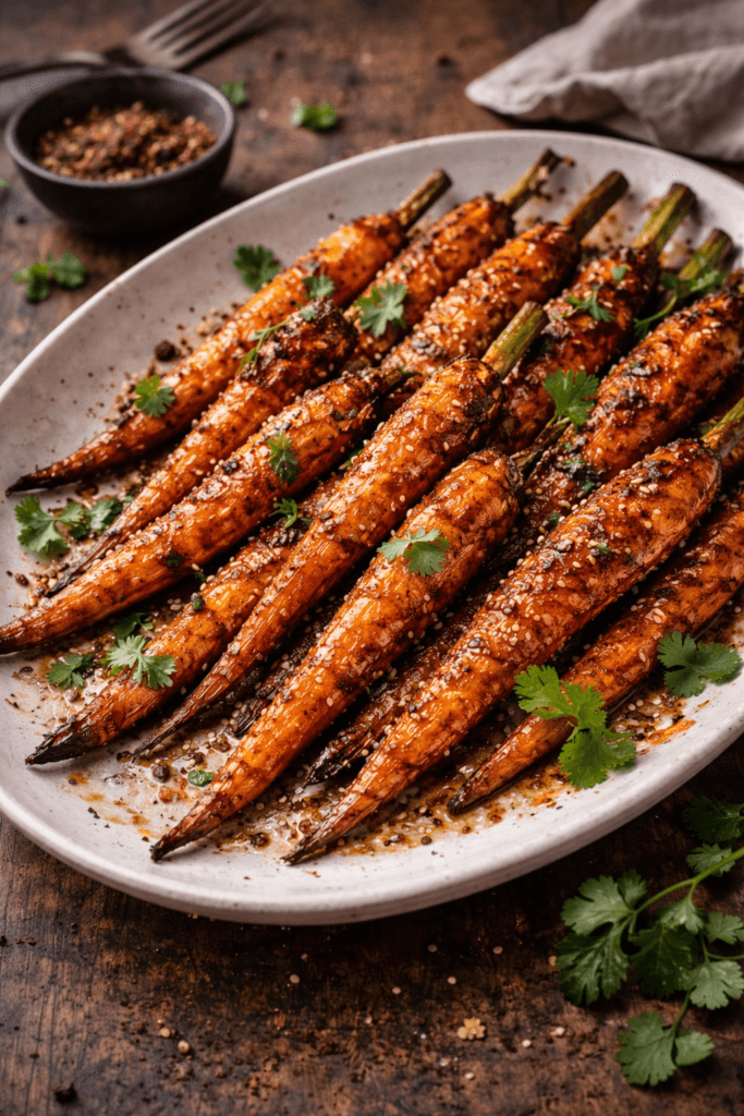 Carottes rôties au miel - Les épices curieuses