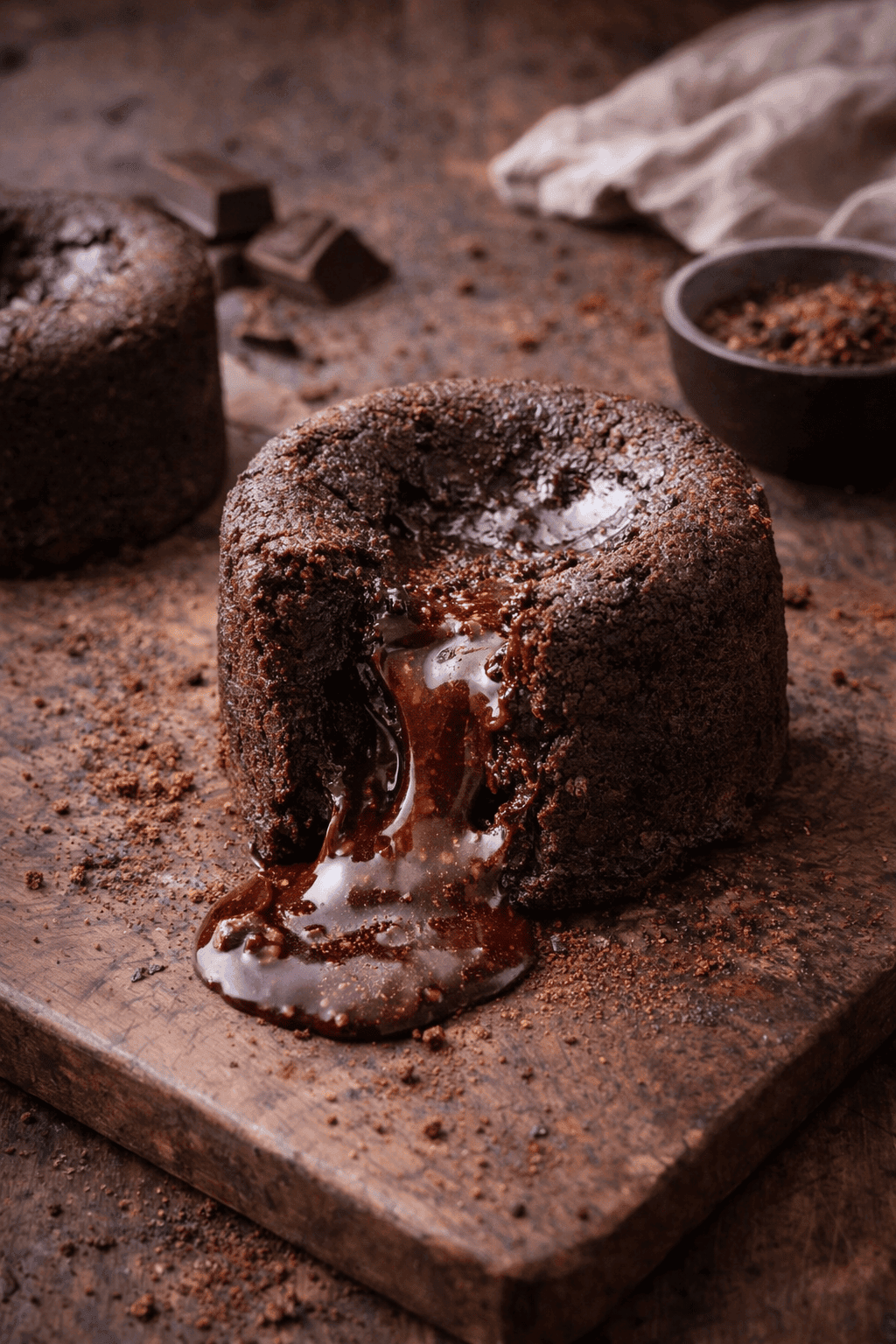 Coulant au chocolat noir et cœur pimenté - Les épices curieuses