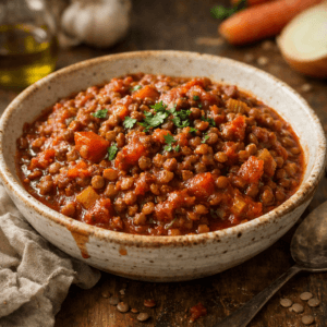 Bolognaise de lentilles aux légumes d’hiver - Les épices curieuses