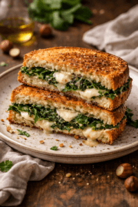 Croque-printemps au chèvre & épinards - Les épices curieuses