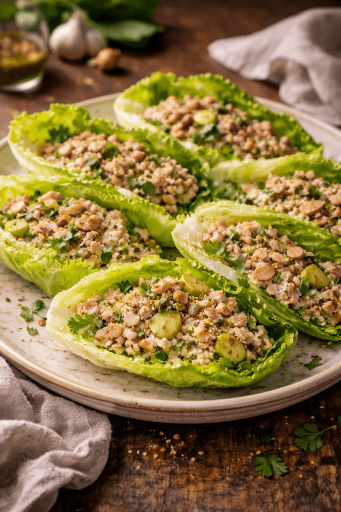 Wraps de laitue au thon - Les épices curieuses