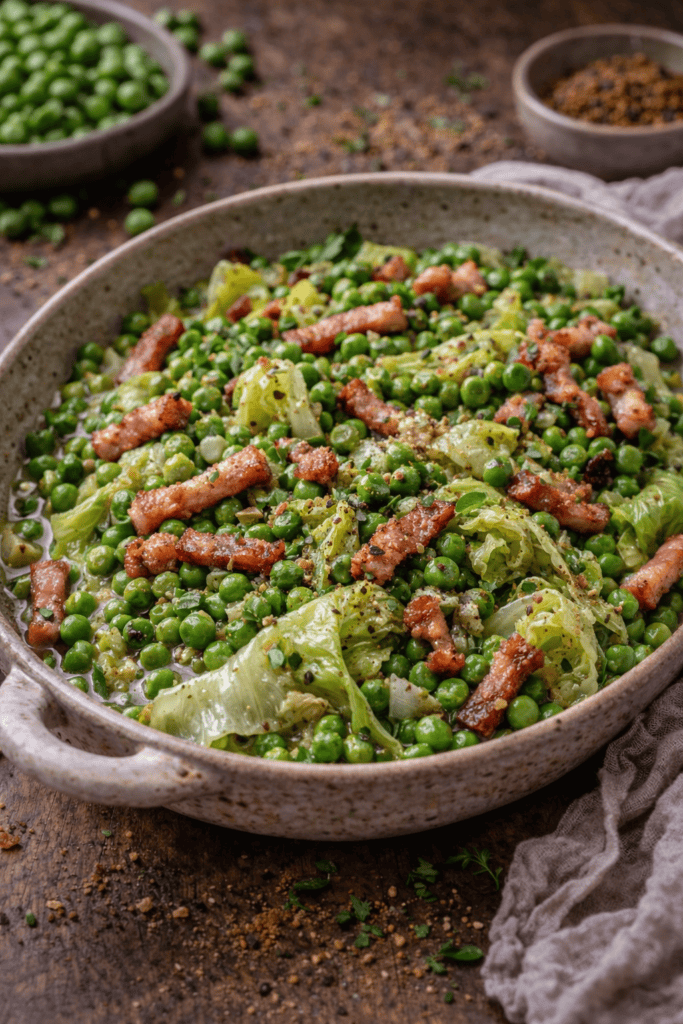 Poêlée de petits pois - Les épices curieuses