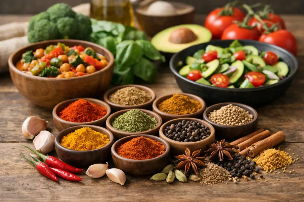 10 épices pour cuisine végétarienne