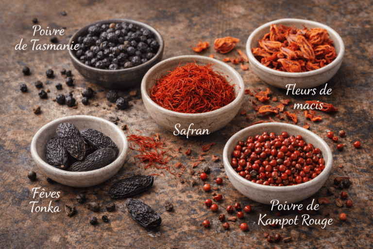 Épices rares et poivres du monde : 5 trésors aromatiques