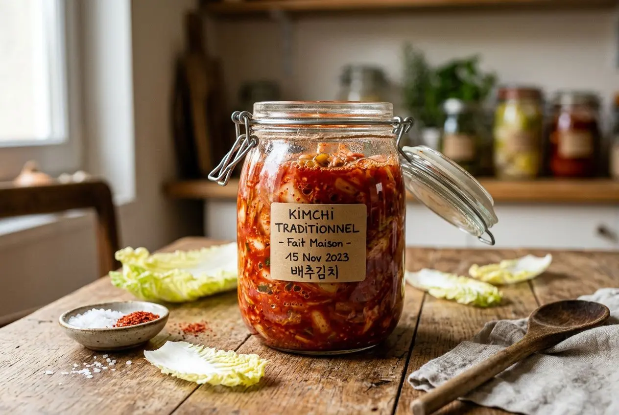 Kimchi fermenté maison