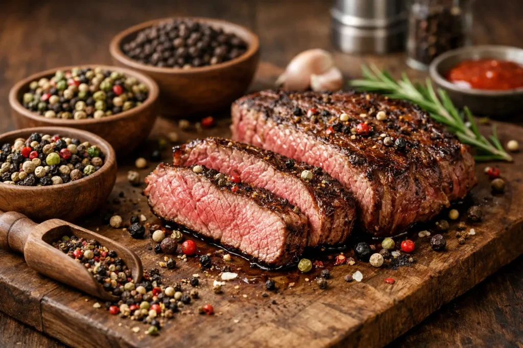 Quel poivre pour viande rouge ?