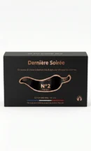 Coffret Dernière Soirée avec 10 sauces épicées et 8 jeux, édition originale, fabriqué en France.