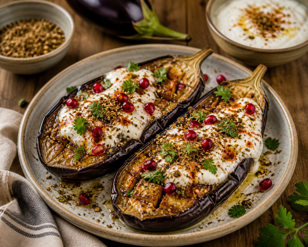 Aubergines rôties et yaourt fumé - Les épices curieuses