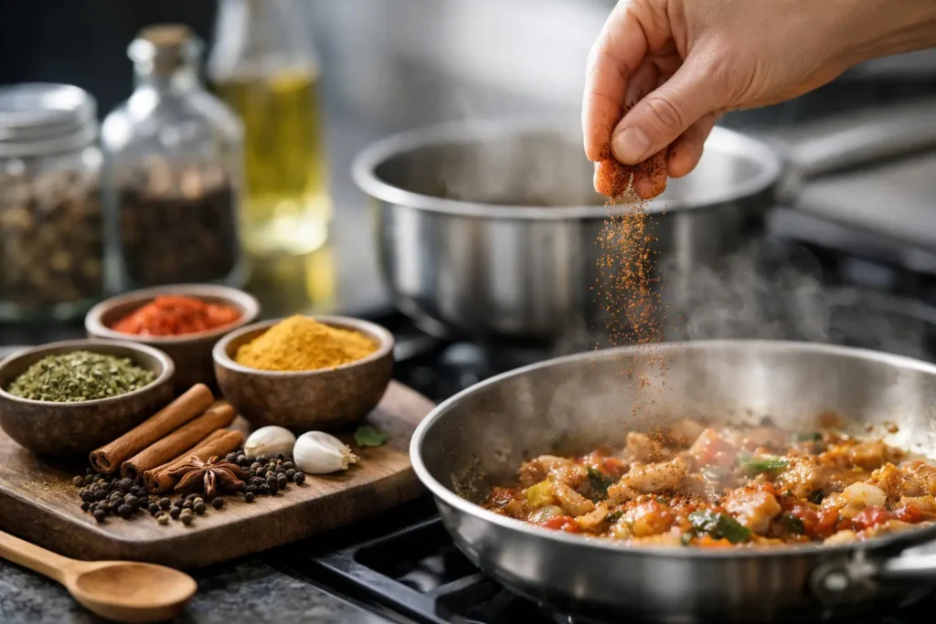 Quand ajouter les épices en cuisine ?