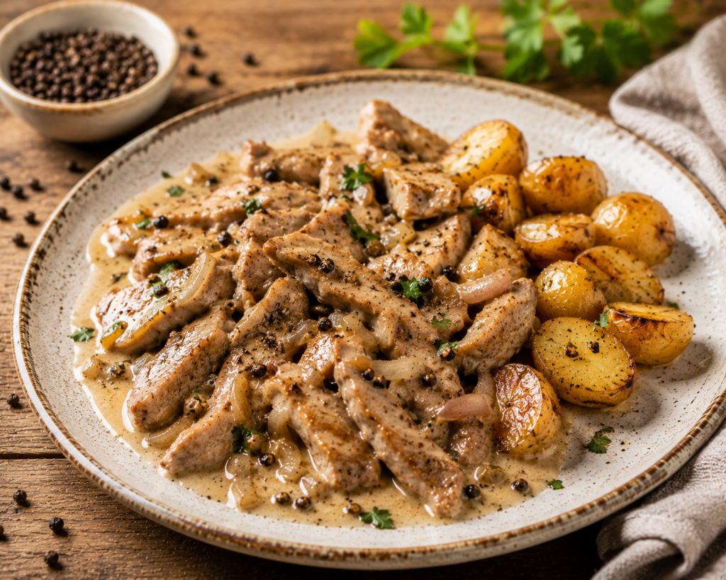 Emincé de veau sauté - Les épices curieuses
