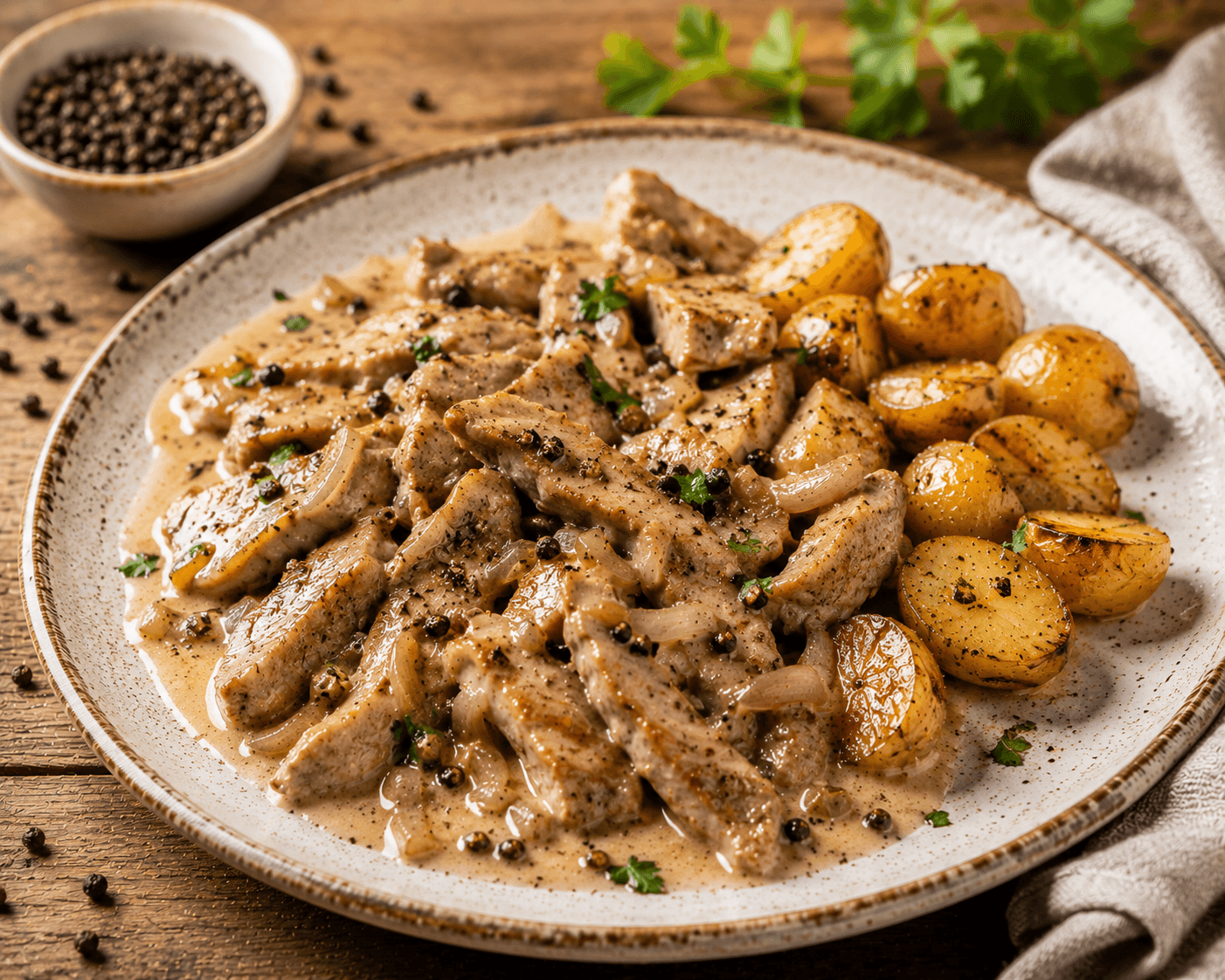 Emincé de veau sauté - Les épices curieuses