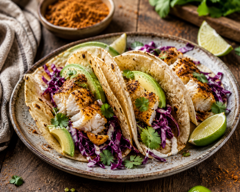 Tacos de poisson grillé - Les épices curieuses