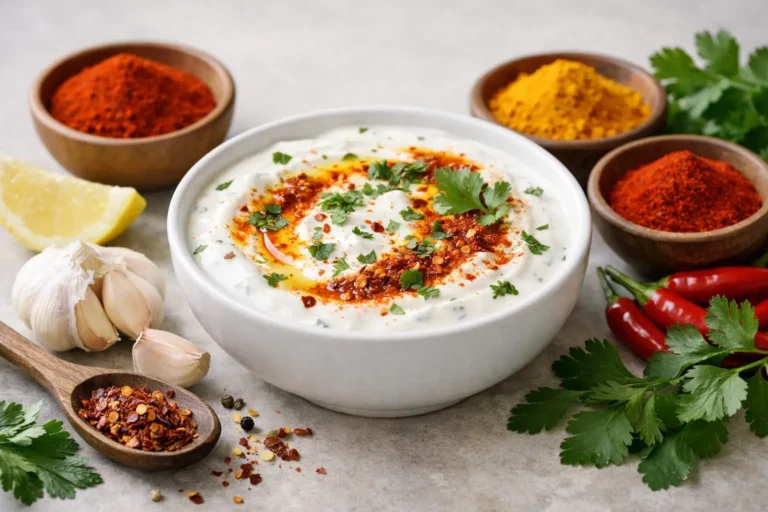 Comment épicer une sauce yaourt sans la masquer