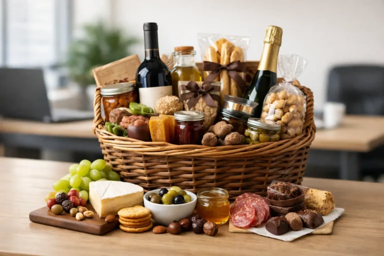 Exemple panier gourmand entreprise réussi