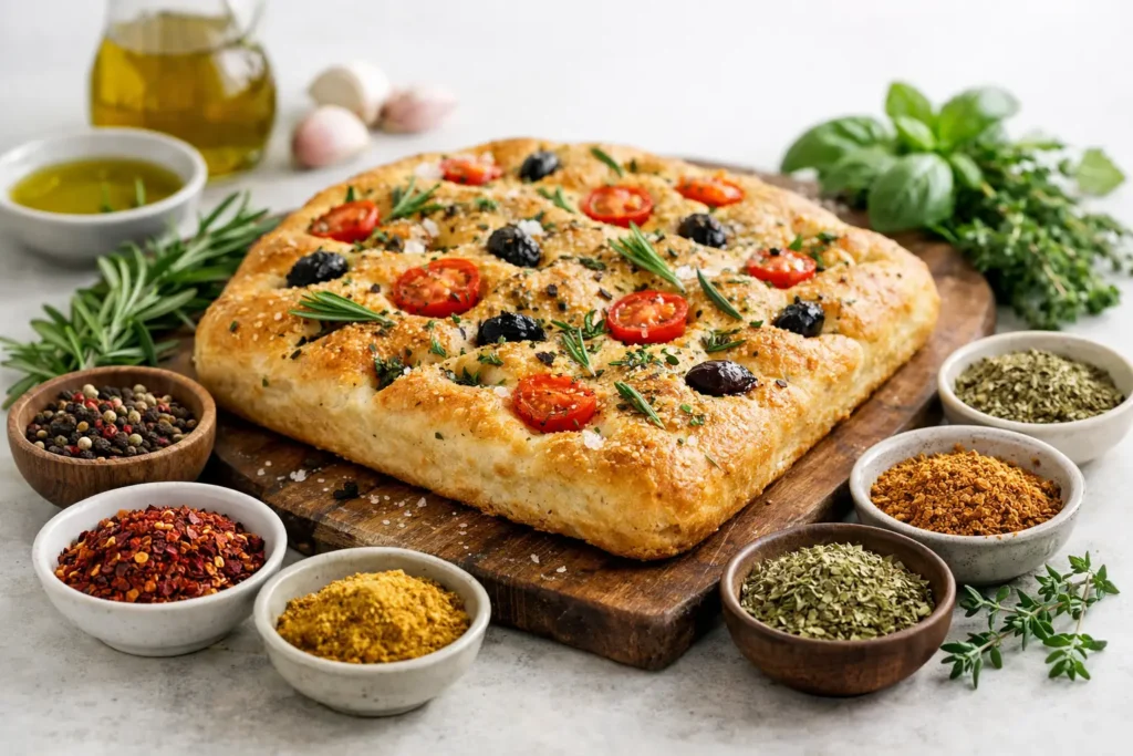 Quelles épices pour focaccia maison choisir ?